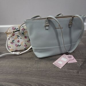 Nanette Lepore Brielle Tote Bag & Retro Fruits Crossbody Bag Set NWT